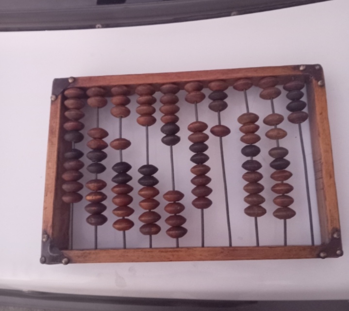 چرتکه قدیمی چوبی