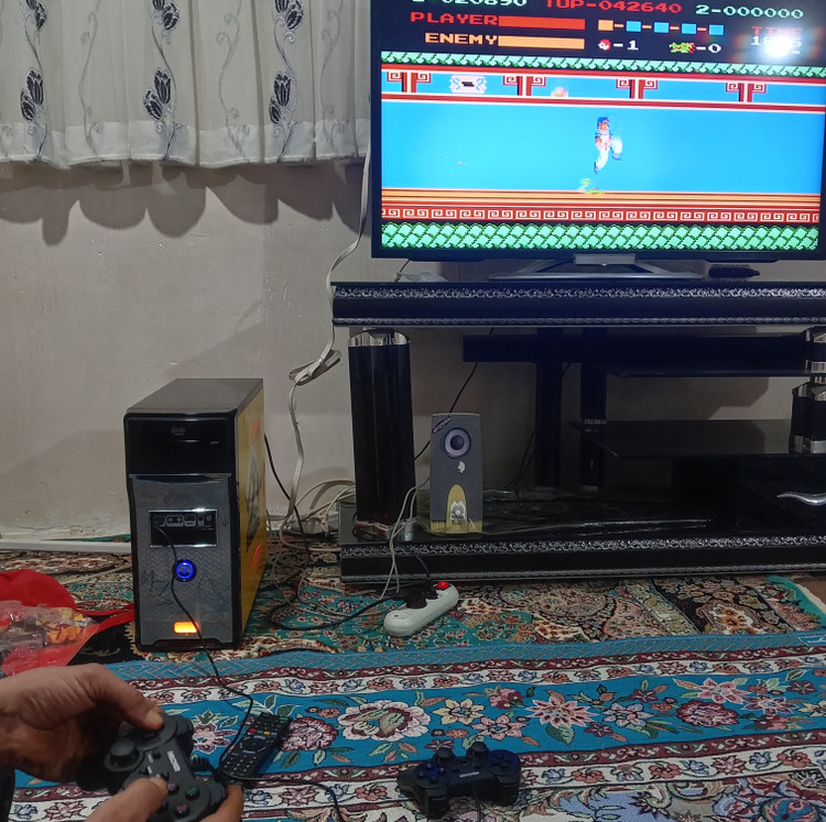 سیستم بازی آرکید آتاری میکرو و سگا با سونی 1 و سونی 2